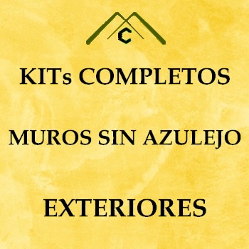 KIT para muros sin azulejo en Interiores